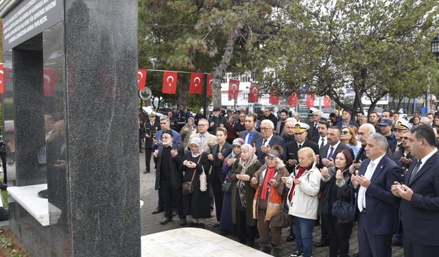Kdz. Ereğli Belediyesi’nin, 12 denizci için yaptırdığı anıt açıldı