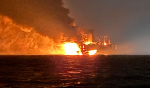 Karadeniz'deki gemide korkutan patlama