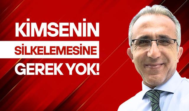 Kimsenin silkelemesine gerek yok!..