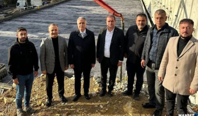 Milletvekili Bozkurt, çalışmaları yerinde inceledi