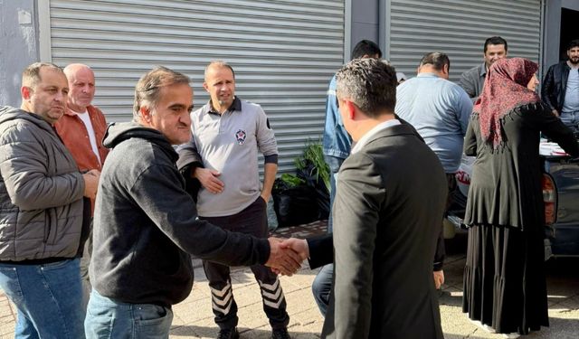 Cuma Namazı sonrası esnaf ziyareti