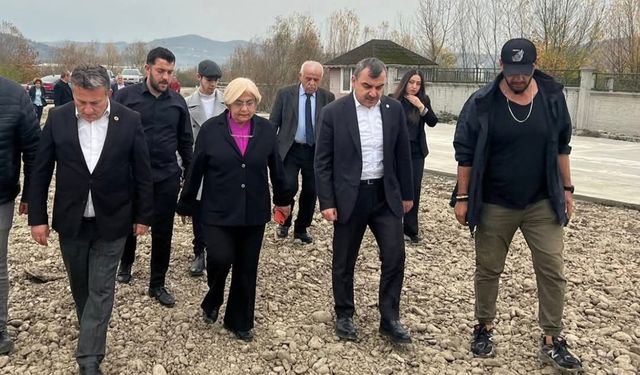 Çolakoğlu Gökçebey'de TOKİ inşaatını ziyaret etti