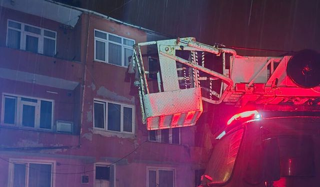 Kozlu’da itfaiye ekipleri faciayı önledi