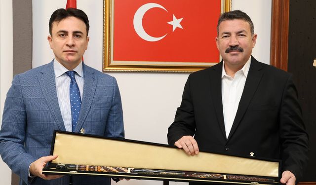 Başsavcı Gökhan Kapağan, Özcan Ulupınar'ı ziyaret etti...