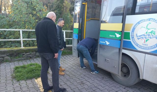 Ereğli’de halk otobüsleri denetlendi