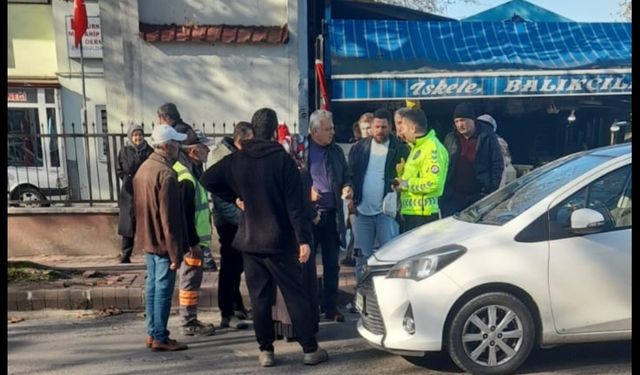 Karşıdan karşıya geçen Cengiz K'ya otomobil çaptı