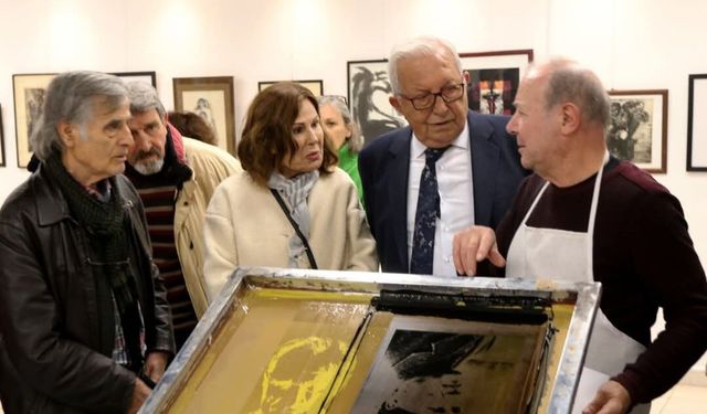 Uluslararası Baskı Koleksiyonu Sergisi açıldı