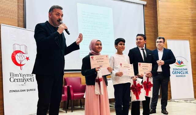 Çağlayan, İlim Yayma Cemiyeti’nin ödül törenine katıldı