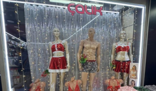 Yılbaşı öncesi kırmızı iç giyime yoğun ilgi