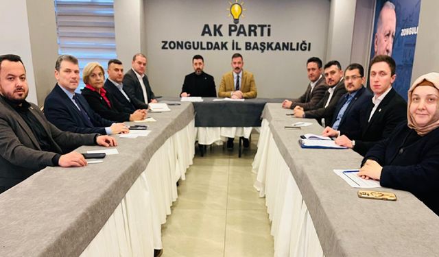 AK Parti Zonguldak Teşkilatı Yeni Yol Haritasını Belirledi