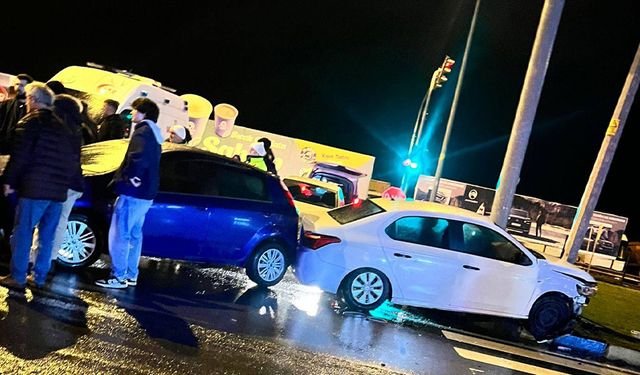 Alaplı'da trafik kazası...