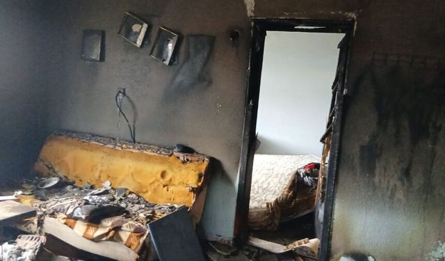 Emekli madenci yanarak ölmekten son anda kurtuldu...