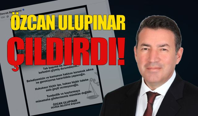 'Kefeni giymiş durumdayım…'