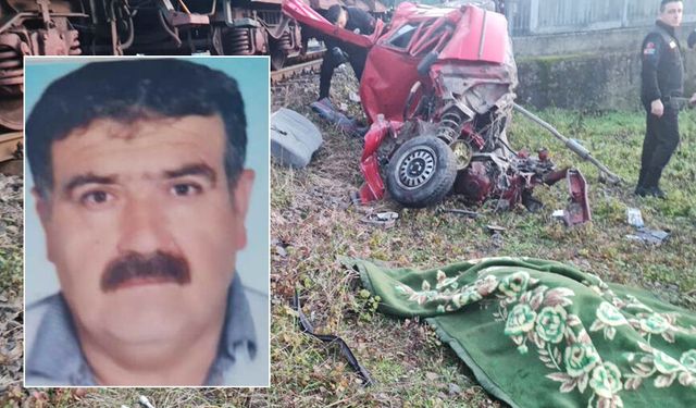 Kapalı Bariyerden geçmek isteyen sürücü trenin çarpması sonucu hayatını kaybetti