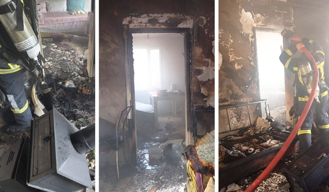 Zonguldak'ta Korkutan ev yangını; 1 kişi hastaneye kaldırıldı