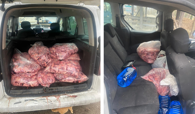 Devrek’te 450 kilo bozulmuş et yakalandı