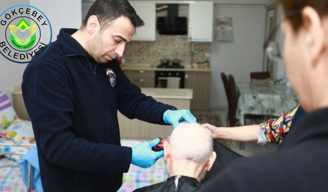 Gökçebey Belediyesi'nden ücretsiz berber hizmeti