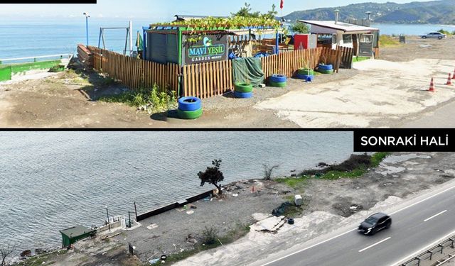 Plajlar Bölgesi'ne operasyon... Kaçak yapı ve işgallerden temizlendi