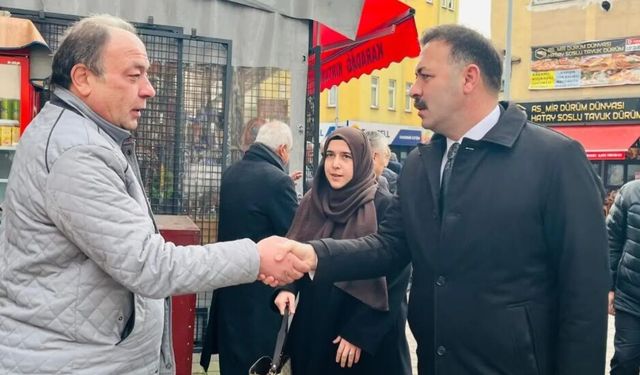 Ak Parti'den, Gökçebey'de esnaf ziyareti