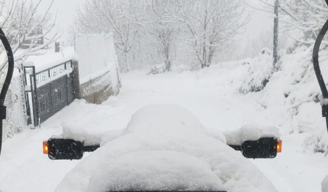 Zonguldak’ta 185 köy yolu kapalı