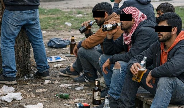 Yabancı uyruklu işçilere tepki: Kamuya açık alanlarda alkol tüketiyorlar