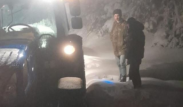 Bölüklü Yaylası’nda yoğun kar: Vatandaşlar mahsur kaldı