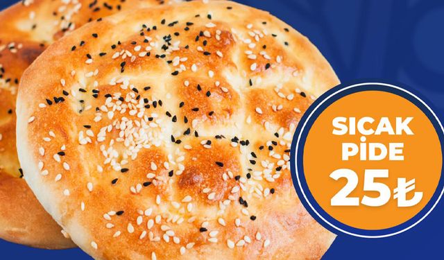 Halk Ekmek Büfelerinde Ramazan Pidesi 25 TL'den satılacak