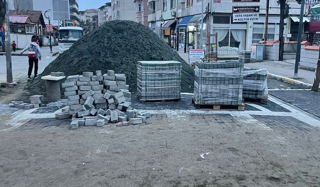 Devrek’te parke yol çalışması durdu iddiası: Ödeme krizi mi?