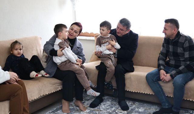 Erdem’den “Süt Bebesi Projesi” kapsamında aile ziyareti