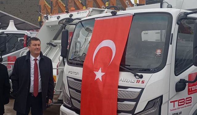 Filyos Belediyesi’ne çöp kamyonu desteği