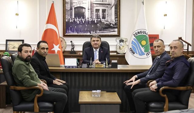 Şoförler Odası Başkanı Keskin'den Tahsin Erdem'e ziyaret