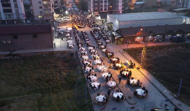 Gülüç’te geleneksel iftar programına yoğun katılım