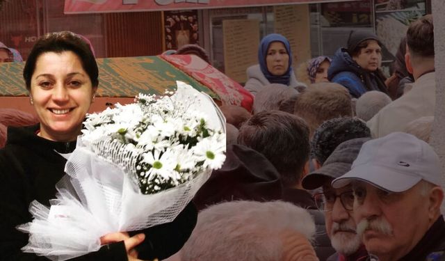 Spor salonunda fenalaşıp hayatını kaybeden hemşire, oğlunun yanına defnedildi