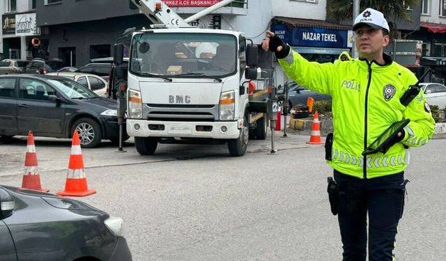 Zonguldak'ta trafik denetimi: Liman Caddesi'nde sürücüler kontrol edildi