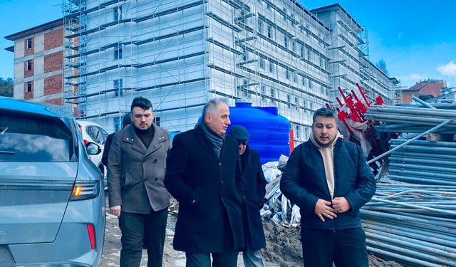 Milletvekili, 1.300 kişilik KYK Yurdunu inceledi