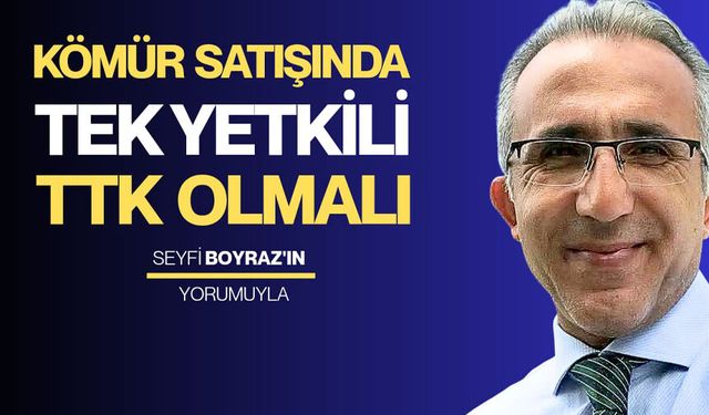Taşkömürü satışında, tek yetkili TTK olmalı