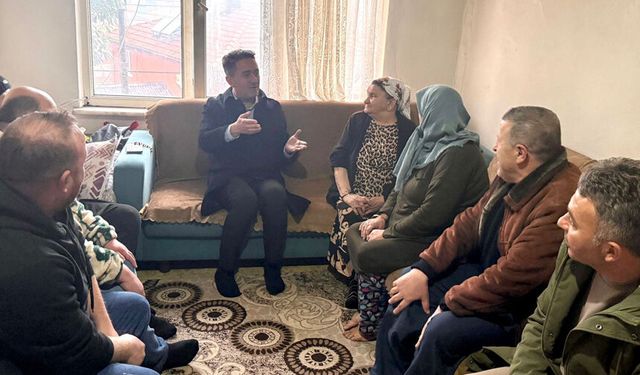 İlçe Başkanı, bayram öncesi ziyaretlerini sürdürdü