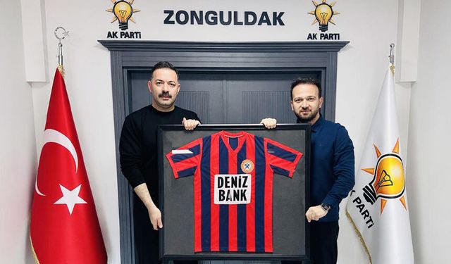 Zonguldakspor’dan AK Parti İl Başkanı Çağlayan’a ziyaret