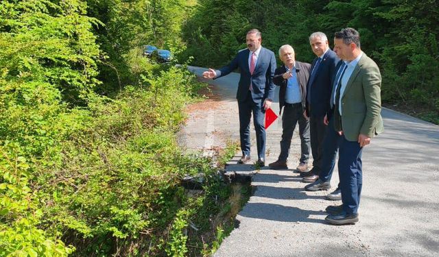 AK Parti heyeti Kardeşler Köyünde incelemelerde bulundu