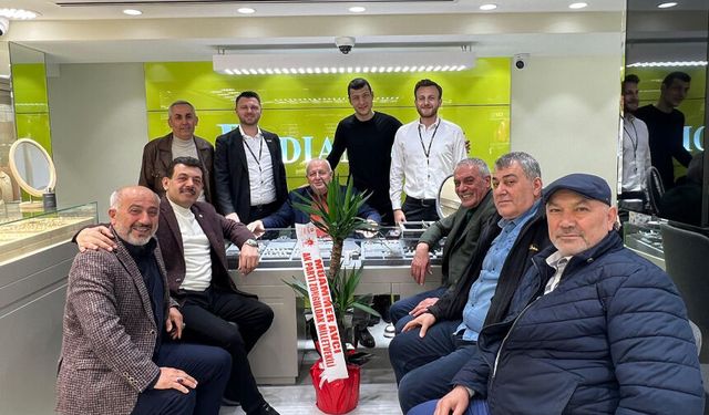 Milletvekili Avcı, Kuyumcu dostlarını yalnız bırakmadı