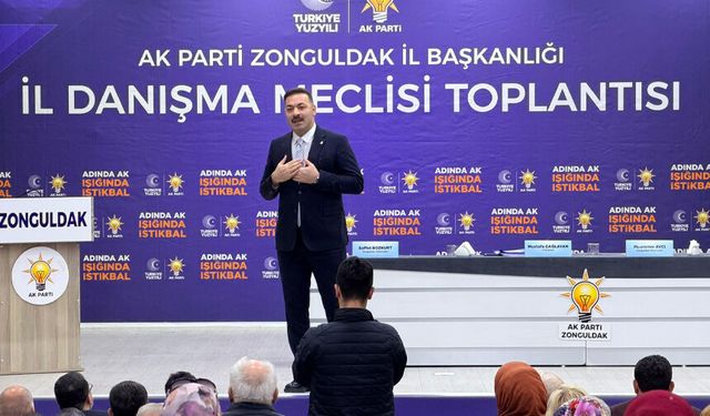 AK Parti Zonguldak teşkilatı İl Danışma Meclisi toplantısında buluştu