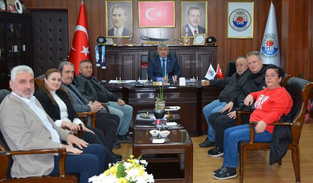 Gülüç Belediye Başkanına Umre dönüşü anlamlı ziyaret