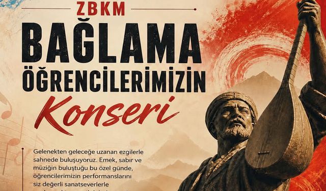 Bağlama öğrencilerinden müzik şöleni