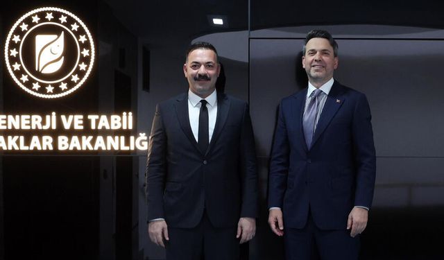 İl Başkanı Çağlayan, Enerji Bakanı ile görüştü