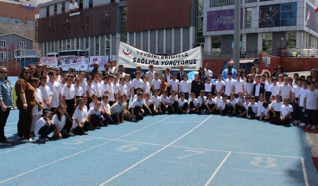 ‘Dünya sağlık için hareket et’ gününde yürüdüler