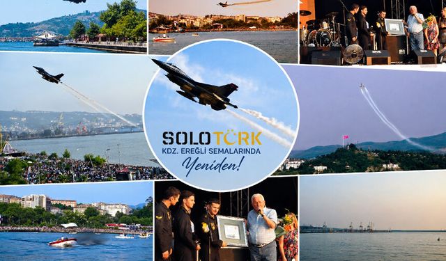 SOLOTÜRK 13 yıl sonra yeniden Ereğli semalarında olacak