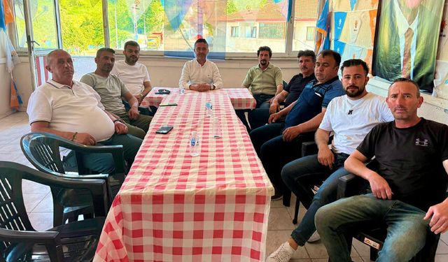 Sezer Köroğlu Elvanpazarcık’ta teşkilat ve vatandaşlarla buluştu