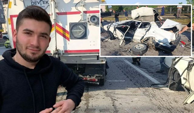 Belediyenin Karayollarındaki temizlik çalışması kazayla sonuçlandı: Sürücü entübe edildi!