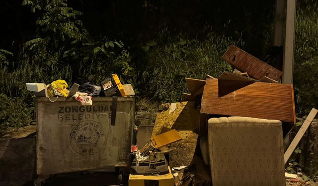 Zonguldak'ta çöp krizi sürüyor