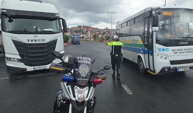 Kural ihlali yapan sürücülere drone destekli denetim